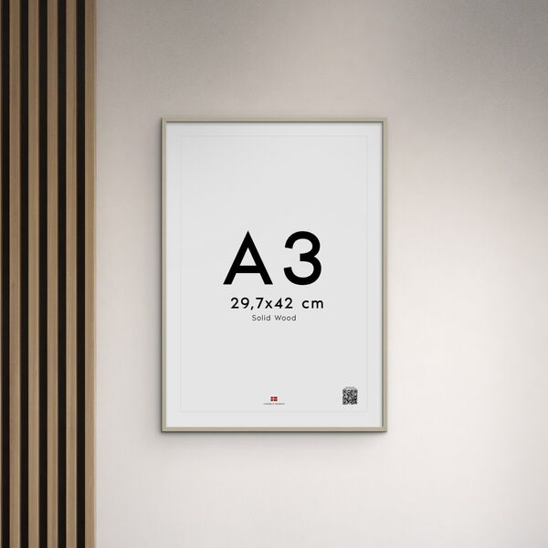 Poster&Frame - Cashemire grey wood 29,7x42cm (A3)