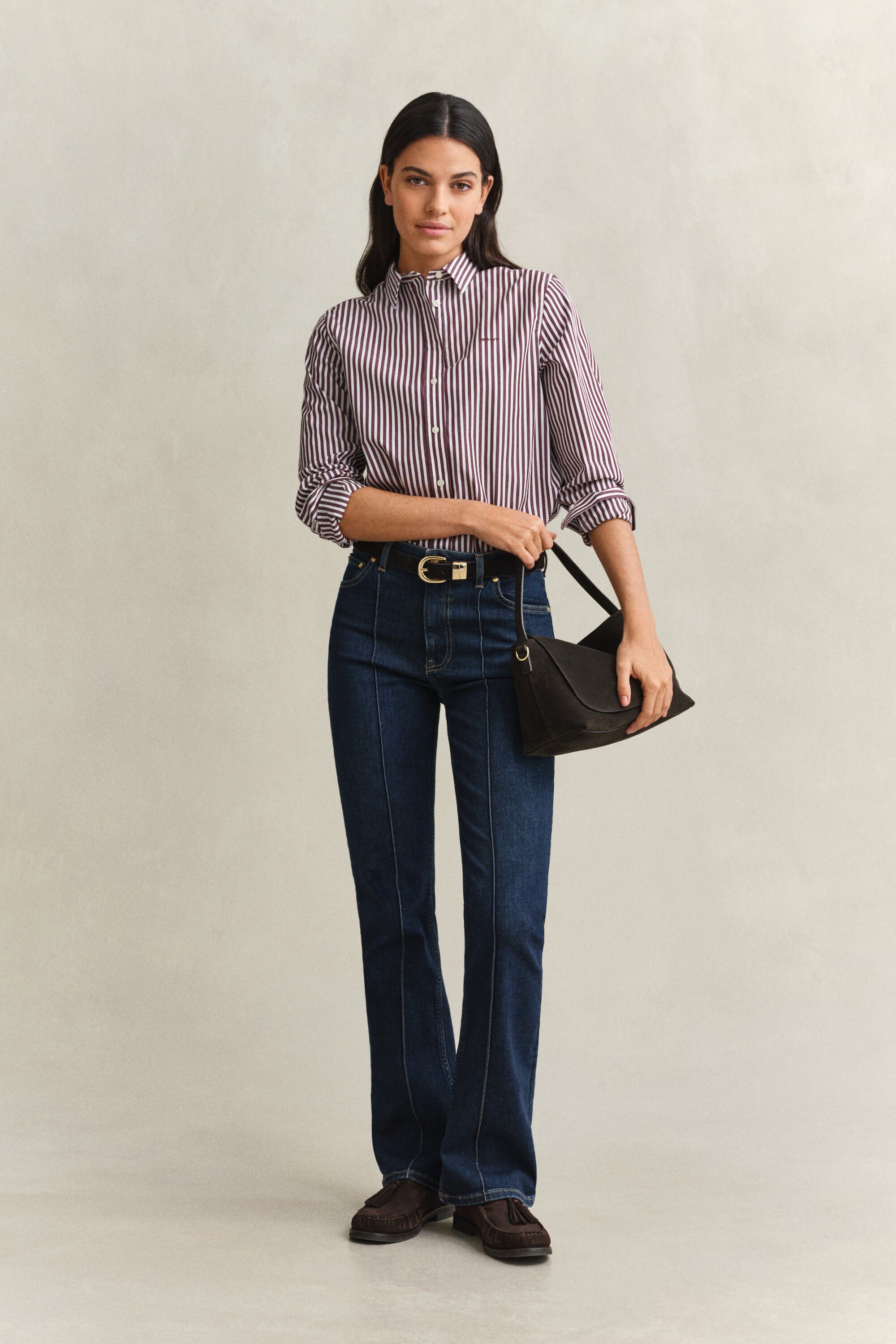 REG CLASSIC POPLIN STRIPED SHIRT