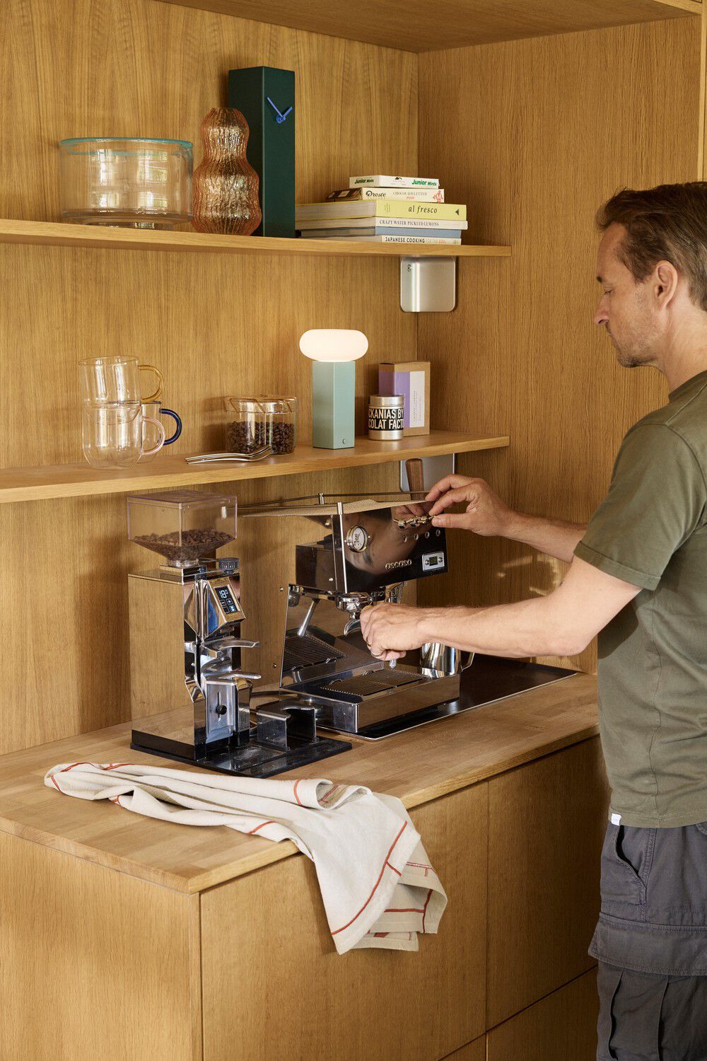 Low Portable Lamp Blue