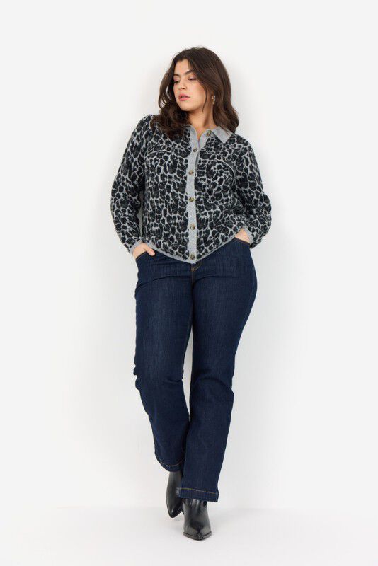 Curvy WA-NIMO 1 Cardigan Sort