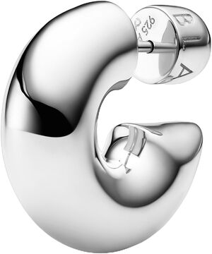 Prima Hoop Large Silver