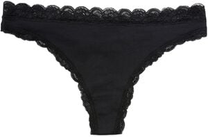 Soft thong with a regular waist and