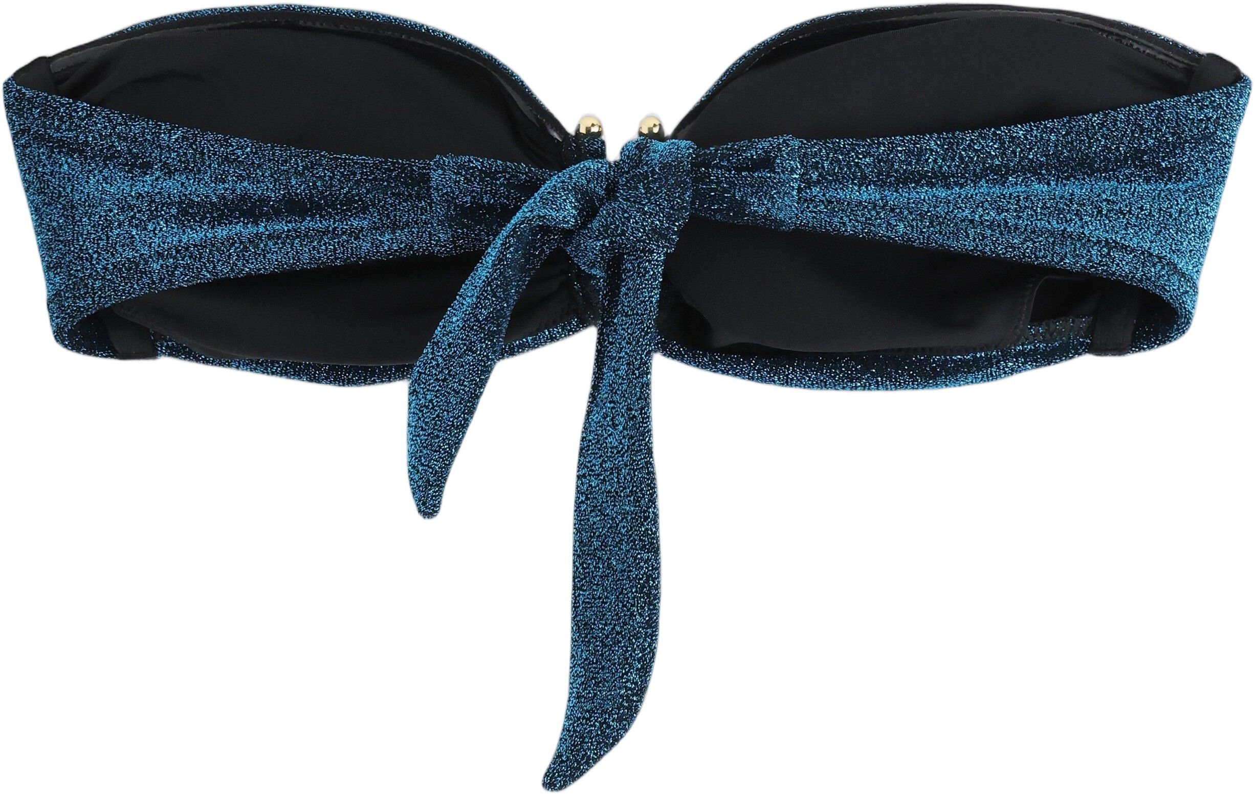 Foret bandeau bikini-bh lurex