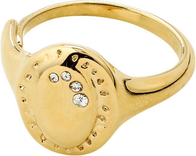 HERE ring gold-plated