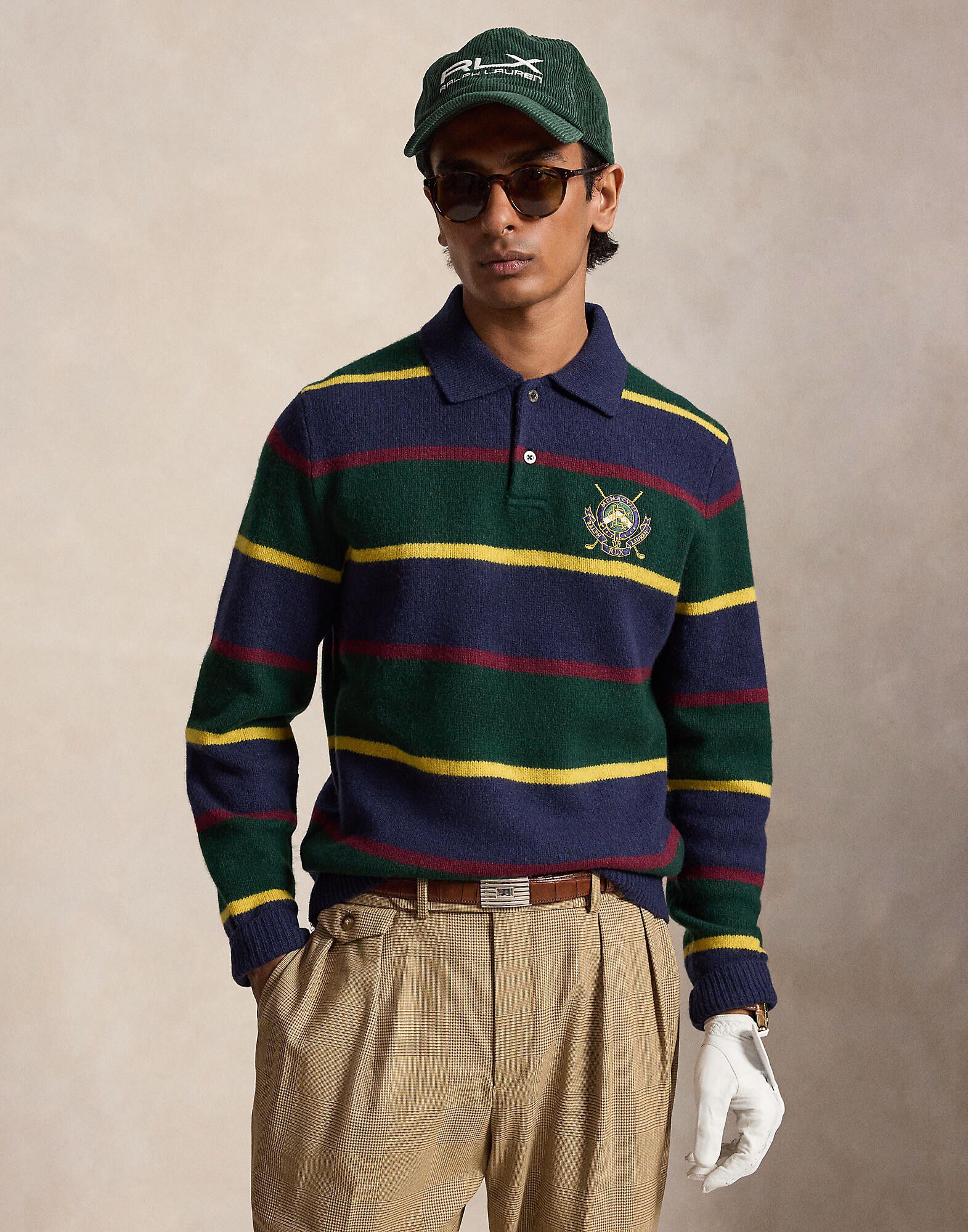 2/10 WOOL/CASH RWS-SWEATER-POLO