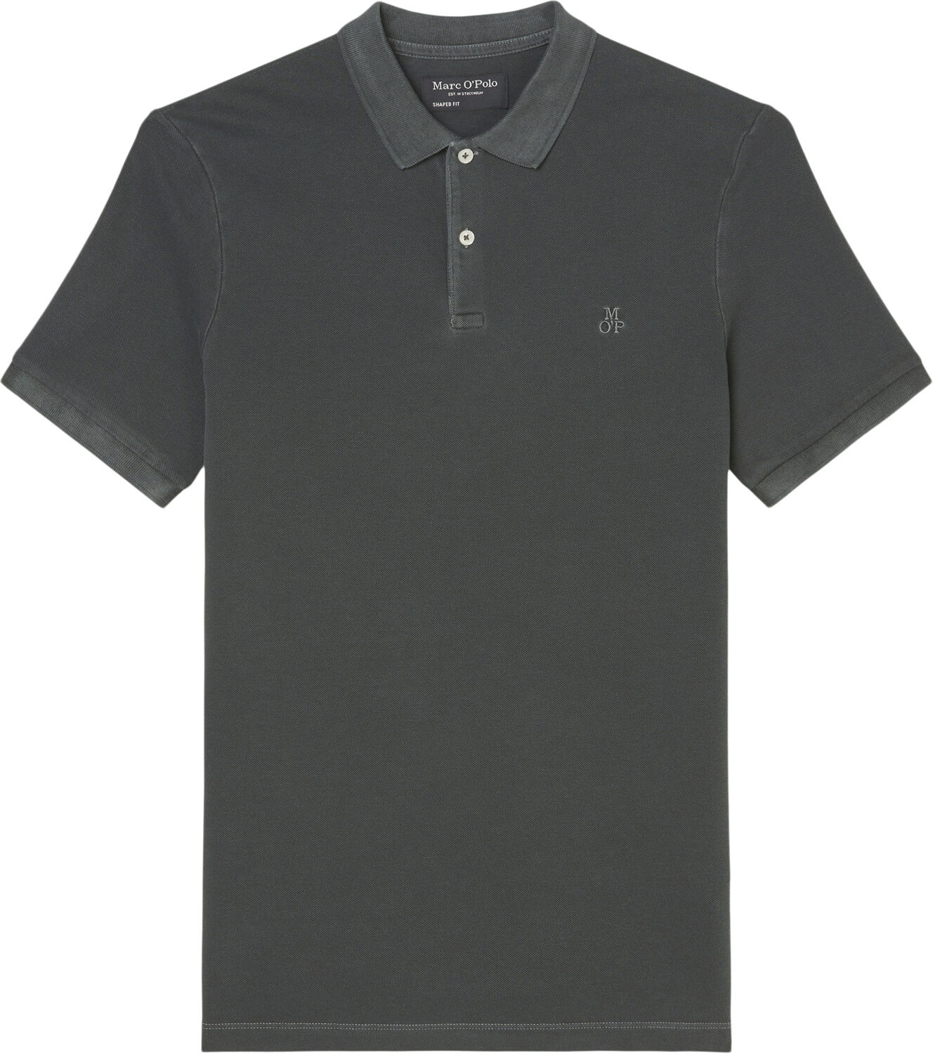 Polo, short sleeve, button placket,