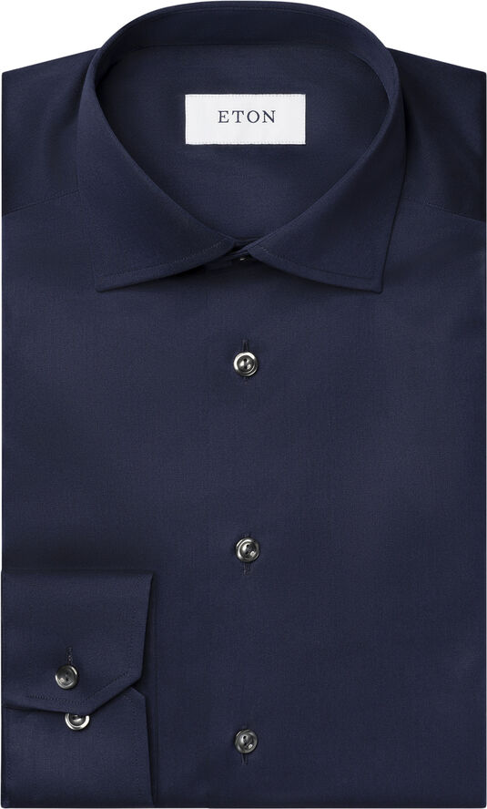 Contemporary Fit Light Blue Signature Twill Shirt