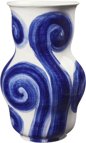 Tulle Vase H22. 5 cm blå