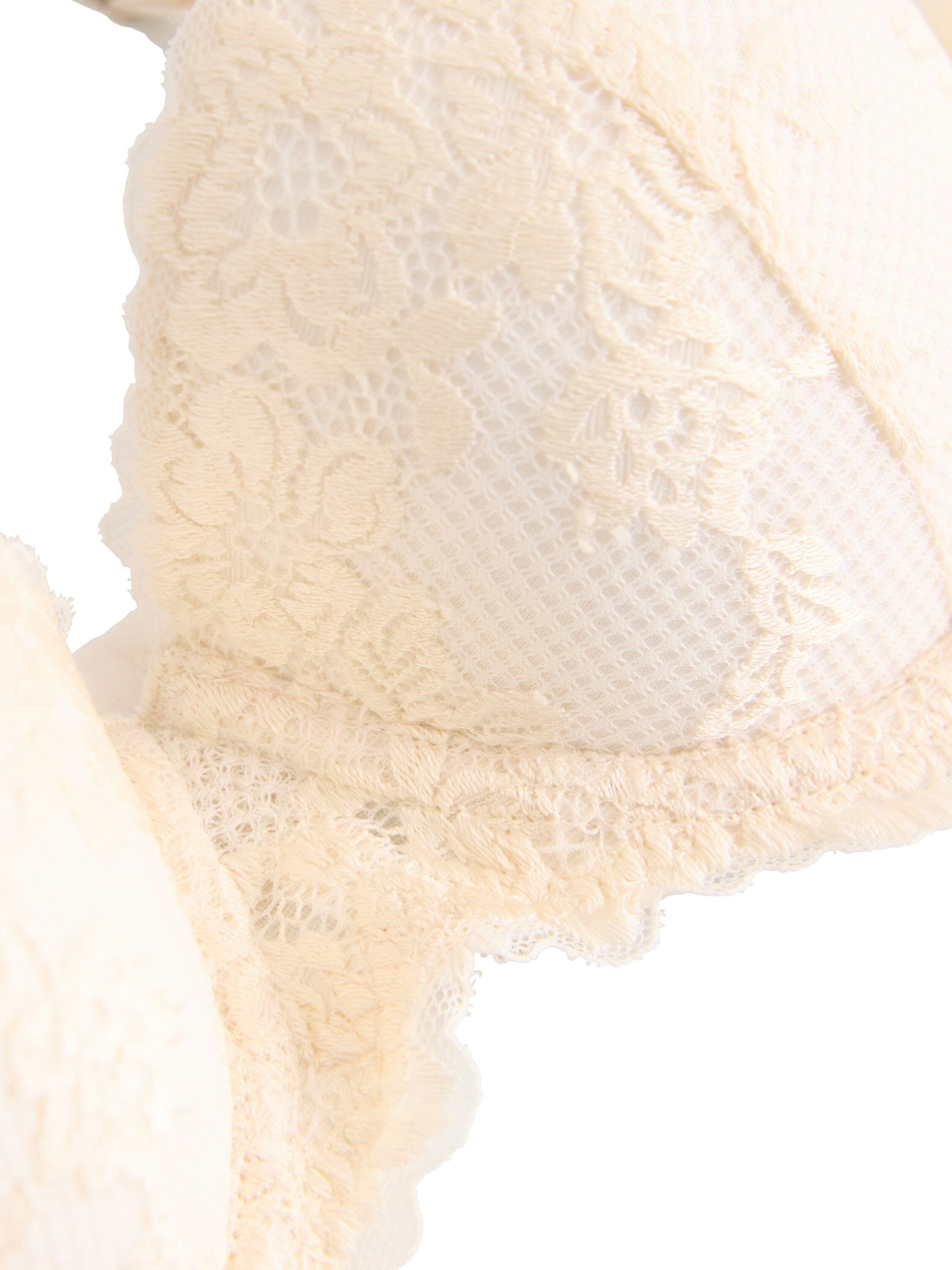 Balconette-BH med push-up og blonde