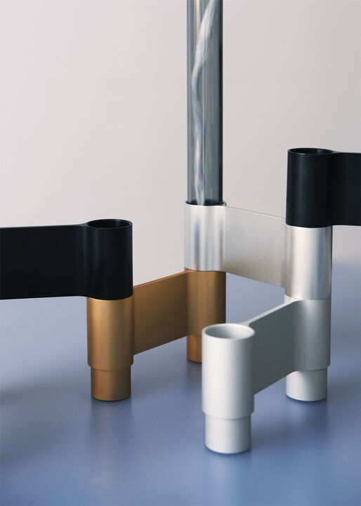 LINK, CANDLE HOLDER, BLACK ANODIZED, 11060B