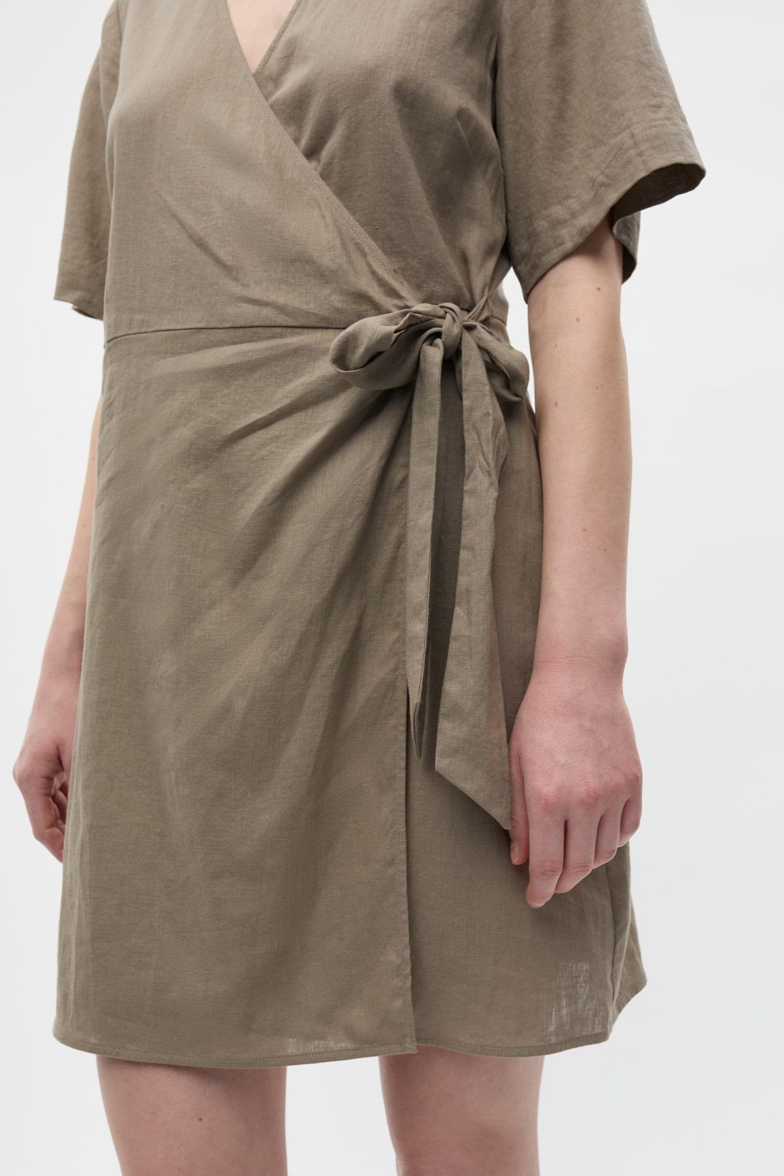 ENMARTINA SS WRAP DRESS 7244