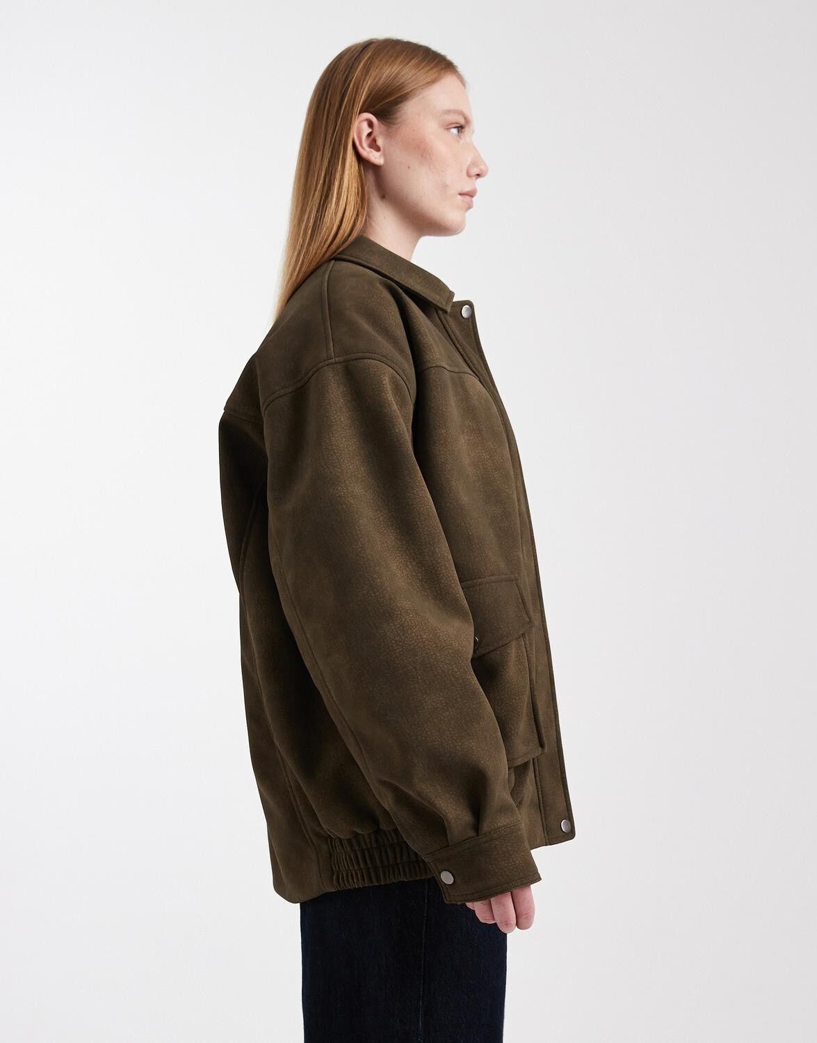 Tstilde Coated Bomber Jacket Otw