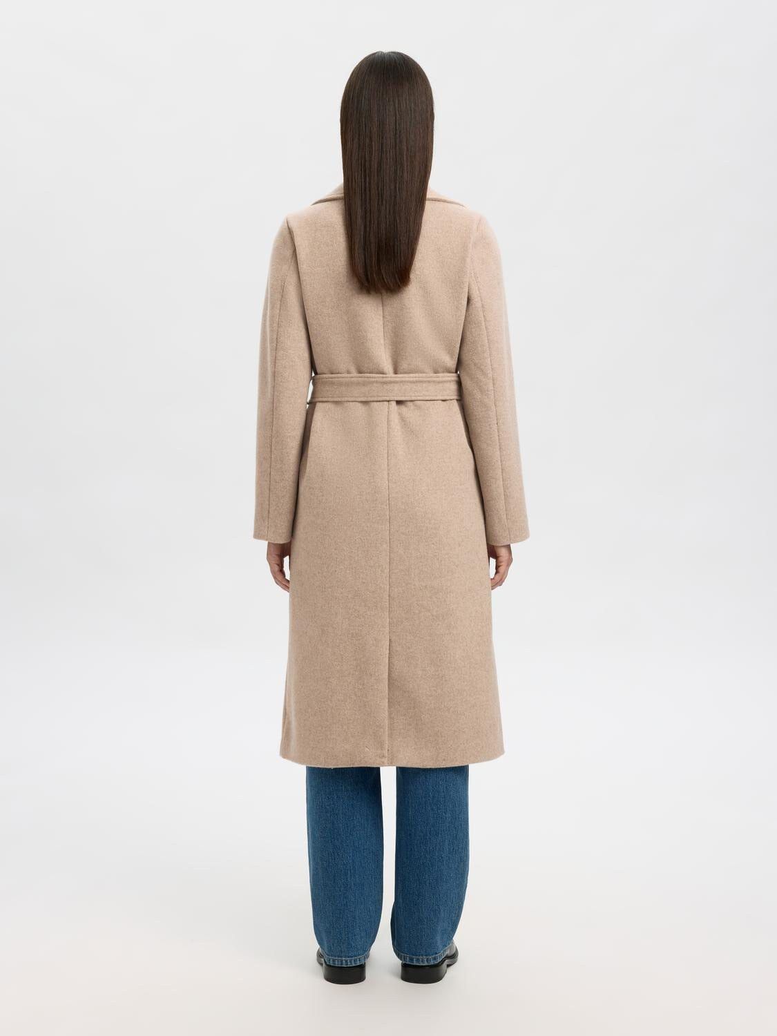 SLFROSA WOOL BLEND COAT NOOS