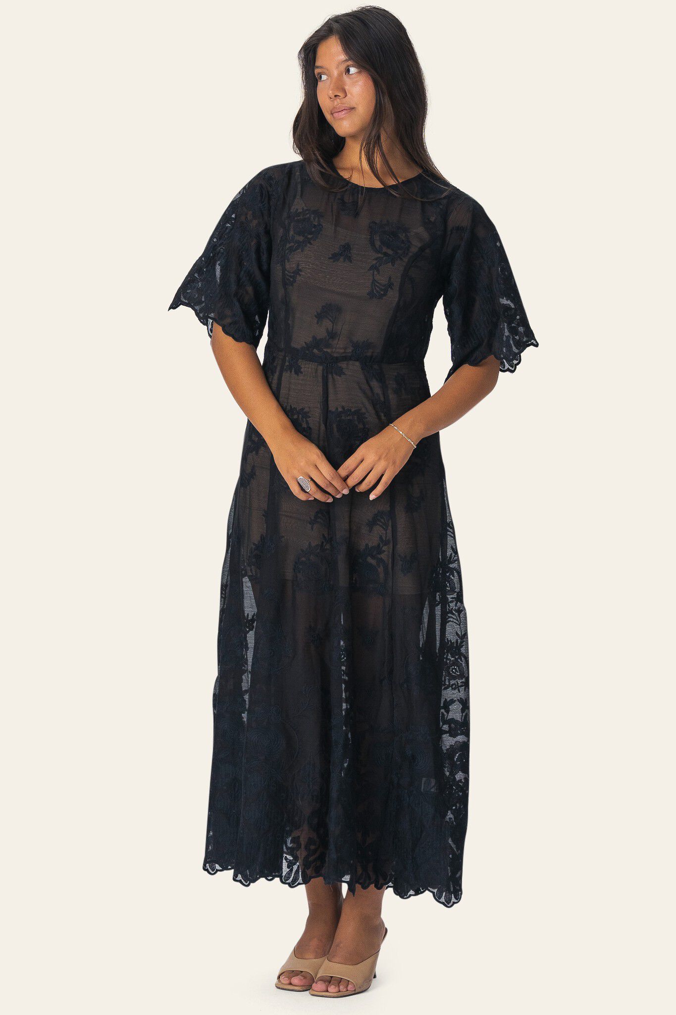 EllinorIC Lace Long Dress