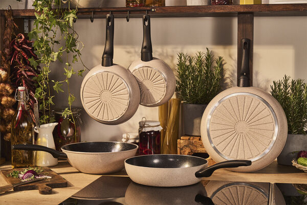 Ledro Stegepande 20 Beige Rund Alu