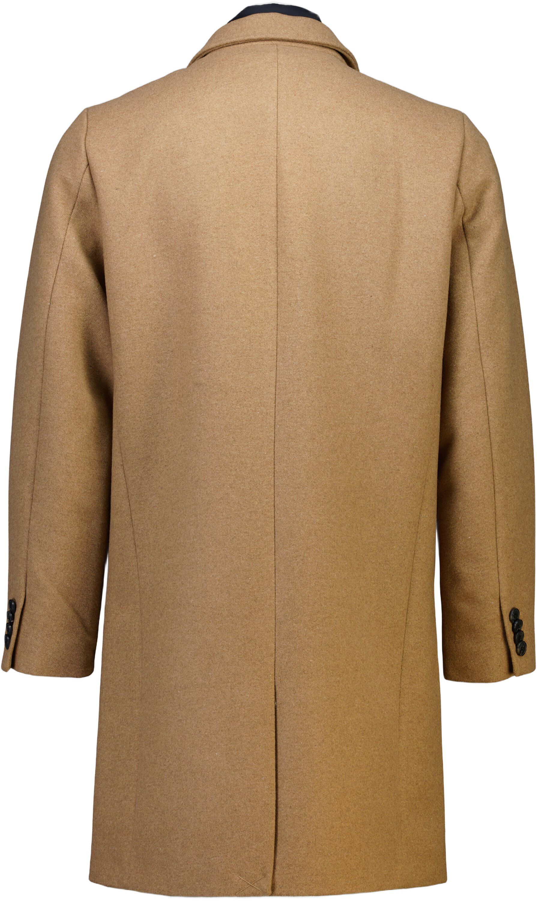 Detachable collar lapel coat