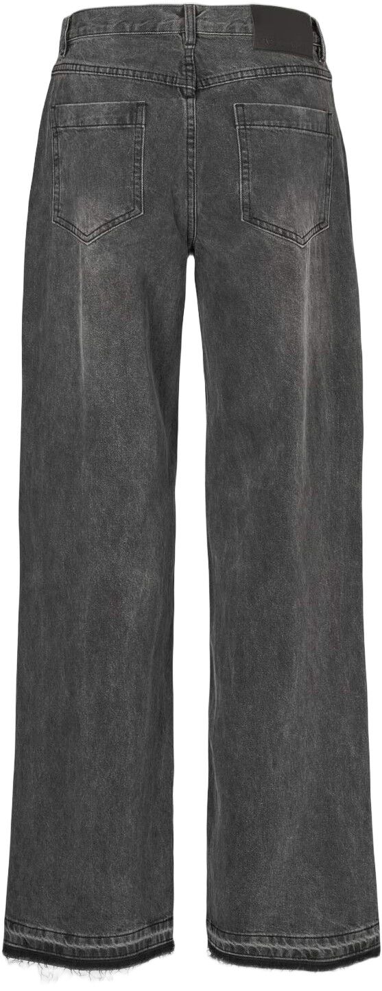 Denim black straight pants - Fellin