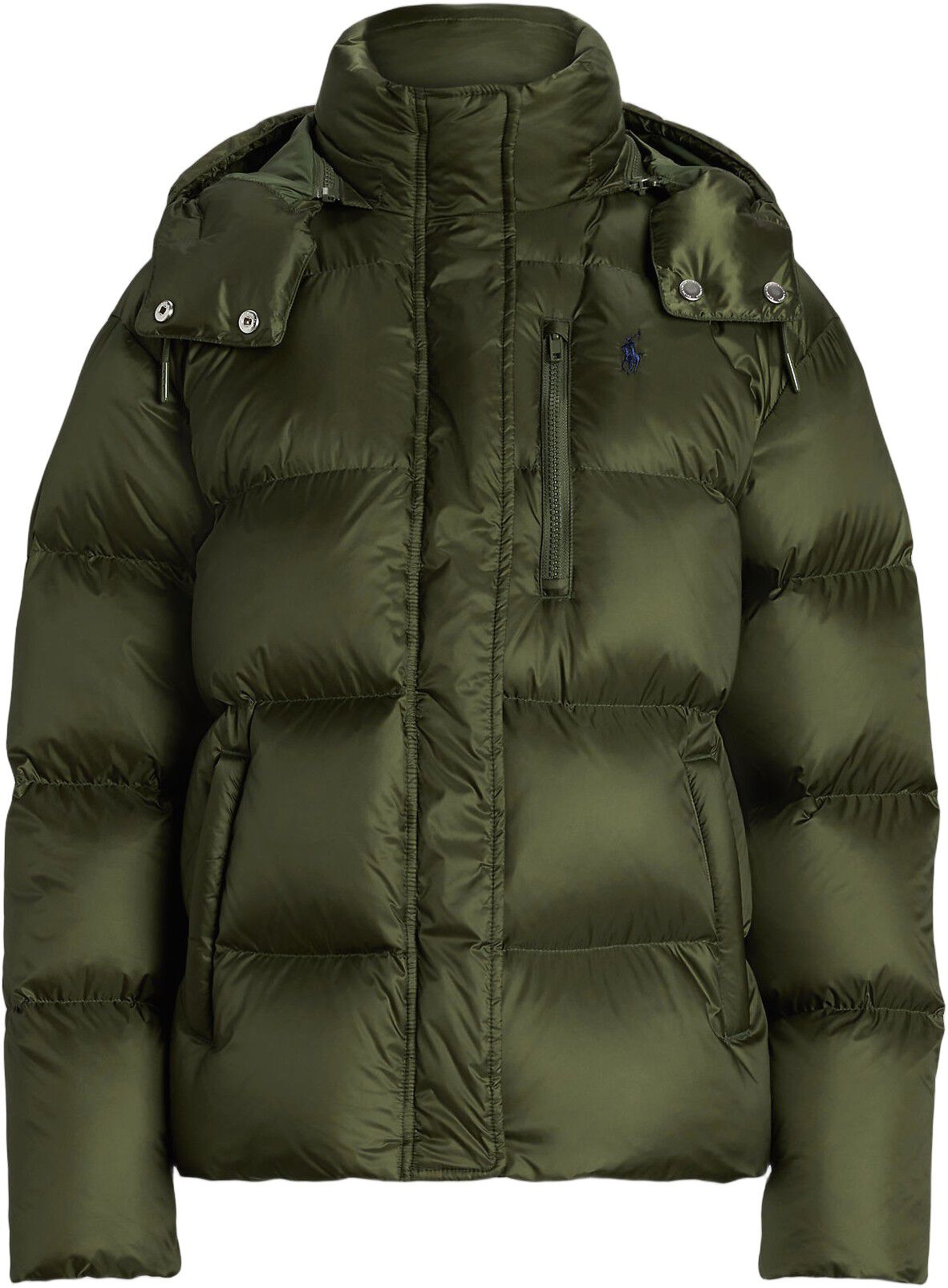 Water-Repellent Quilted Down Jacket