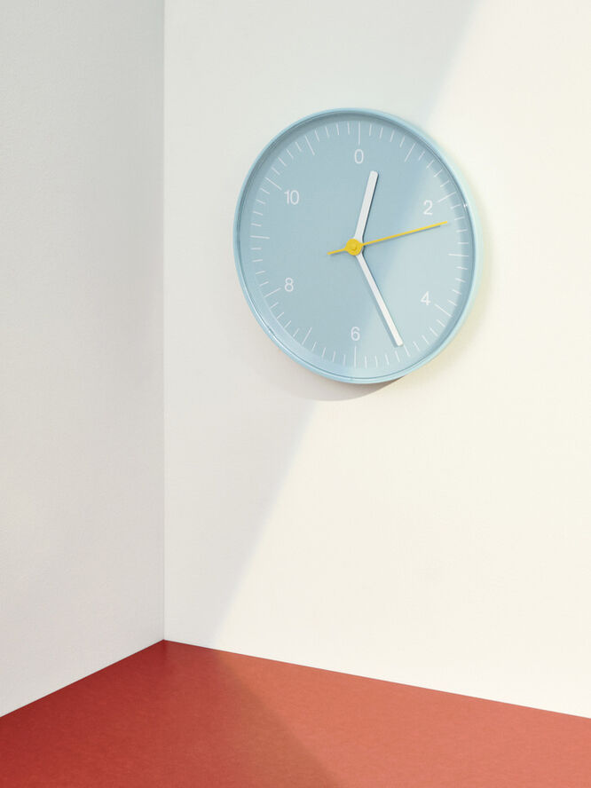 Wall Clock-Blue