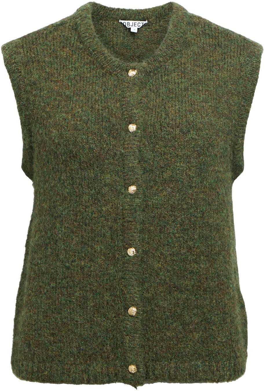 OBJSAGGIA RE KNIT VEST CARDIGAN NOO