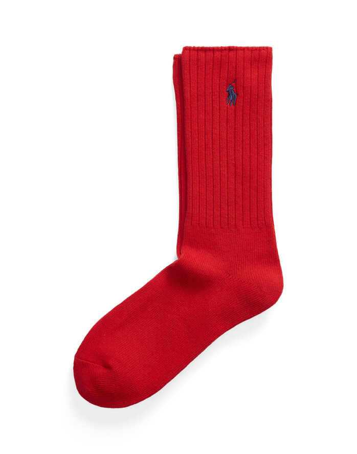 Cotton-Blend Crew Socks