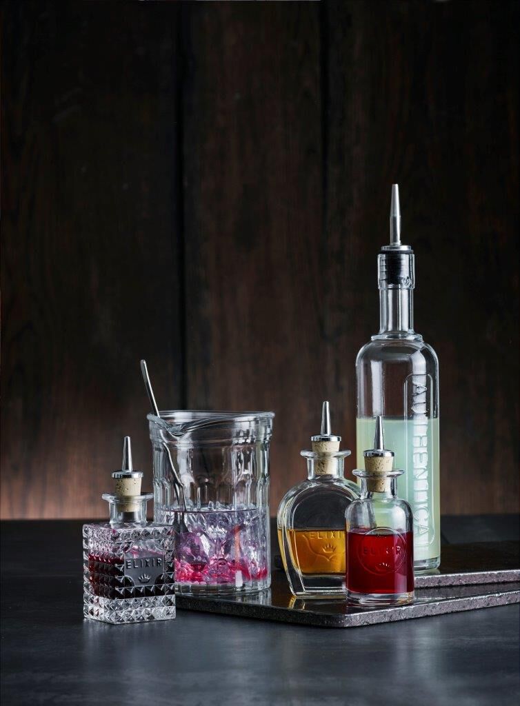 Flaska med st&aring;l-serveringspropp Authentica 50 cl