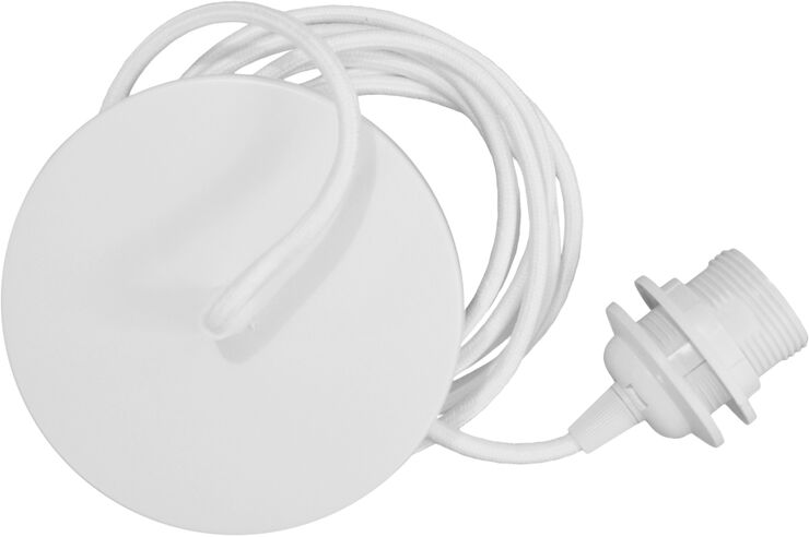 Rosette White Ø 14cm, L: 2,1m