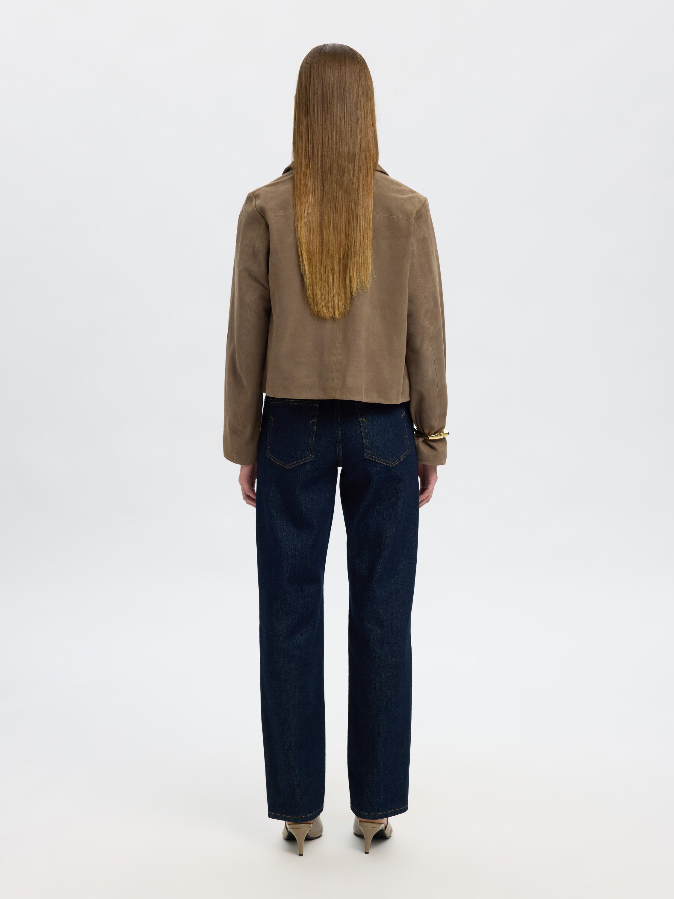 SLFKAYA SUEDE JACKET NOOS