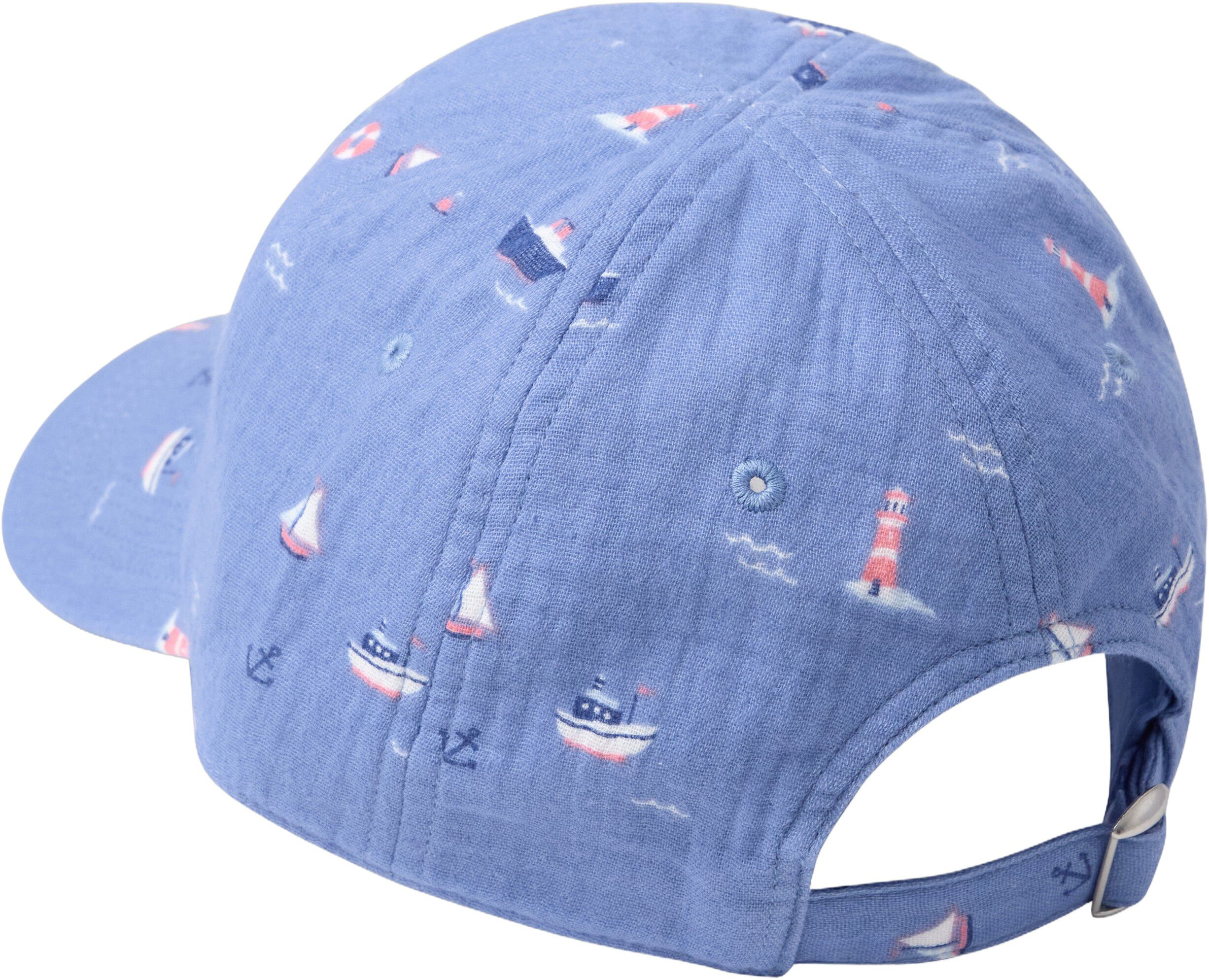 Cap with round peak and adjustable