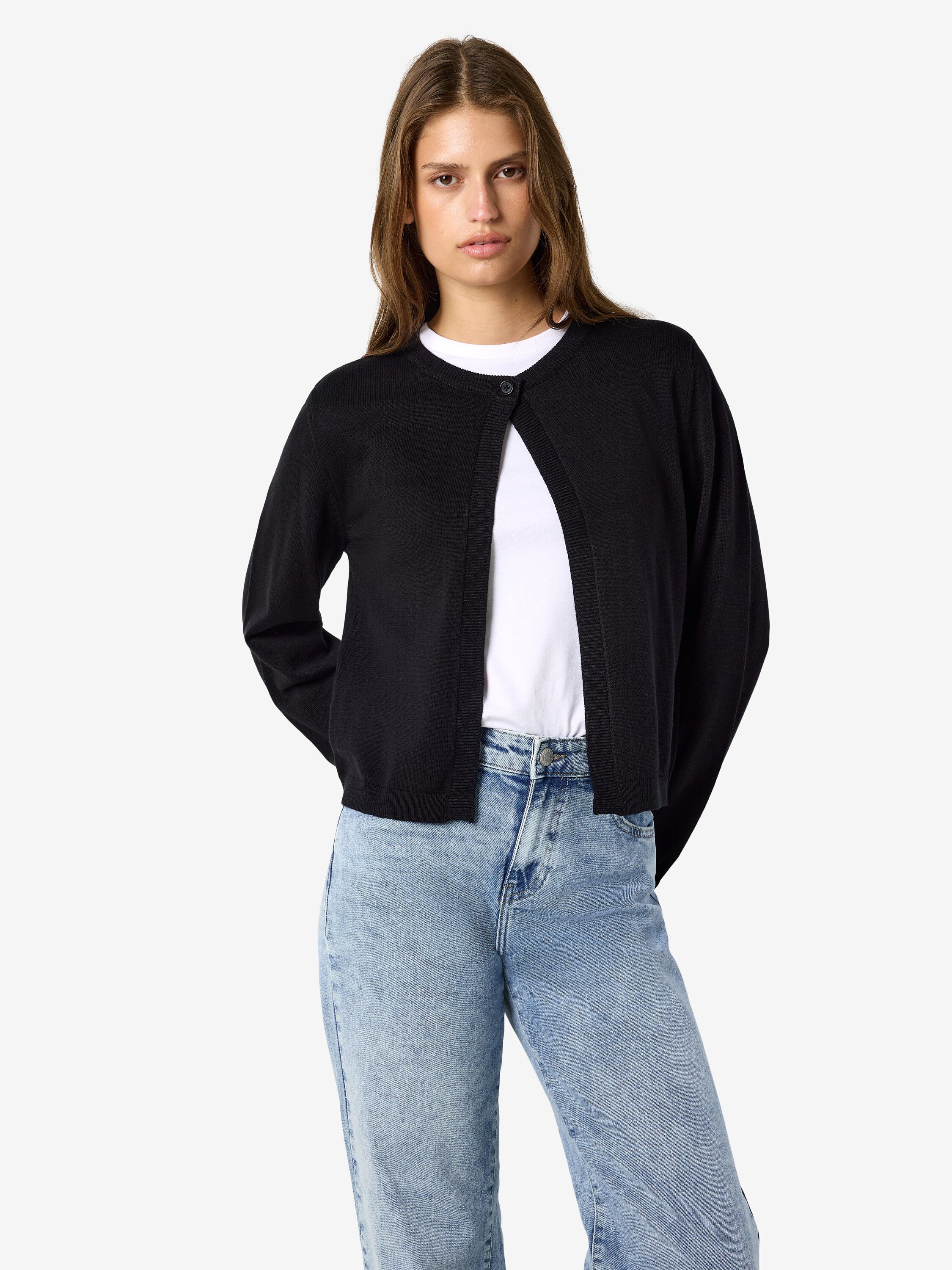 Nmmaysa L/S O-Neck strikkede cardigan-nooer