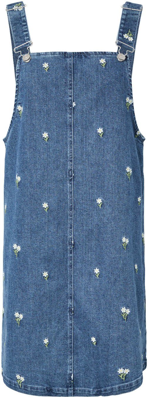 Pcflora Sl Denim Emb Spencer Dress