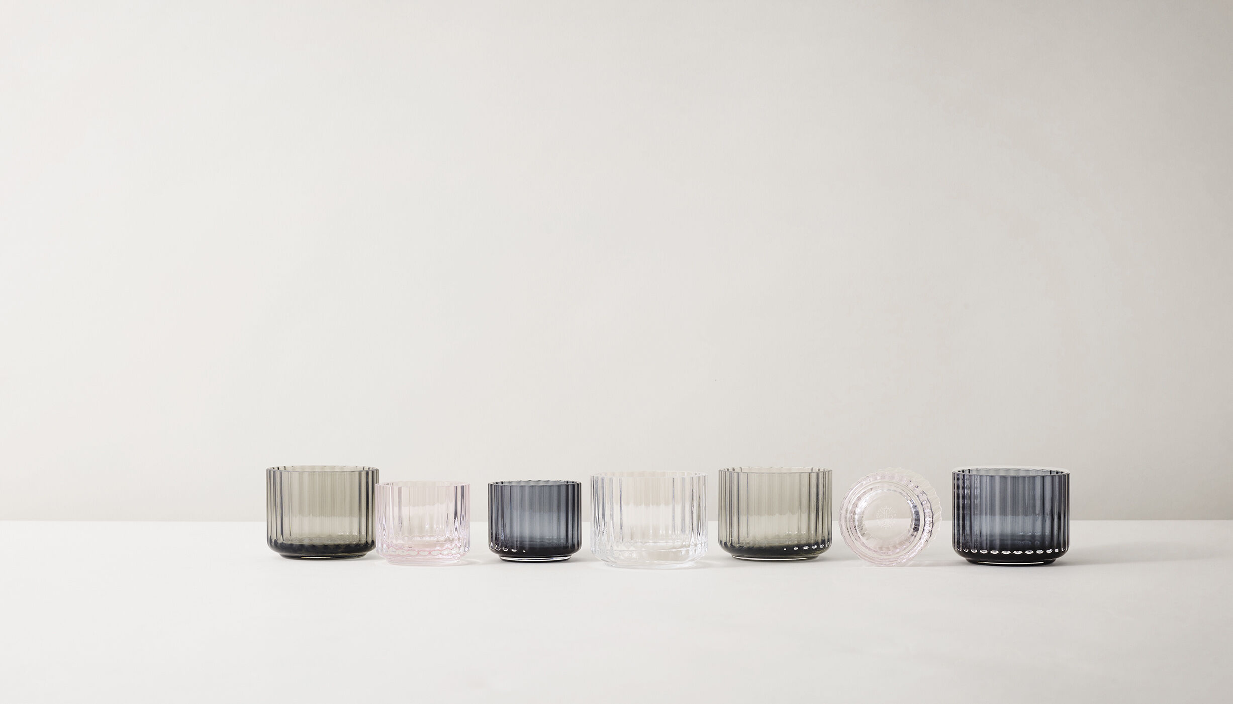 Lyngby tealight holder glas klar