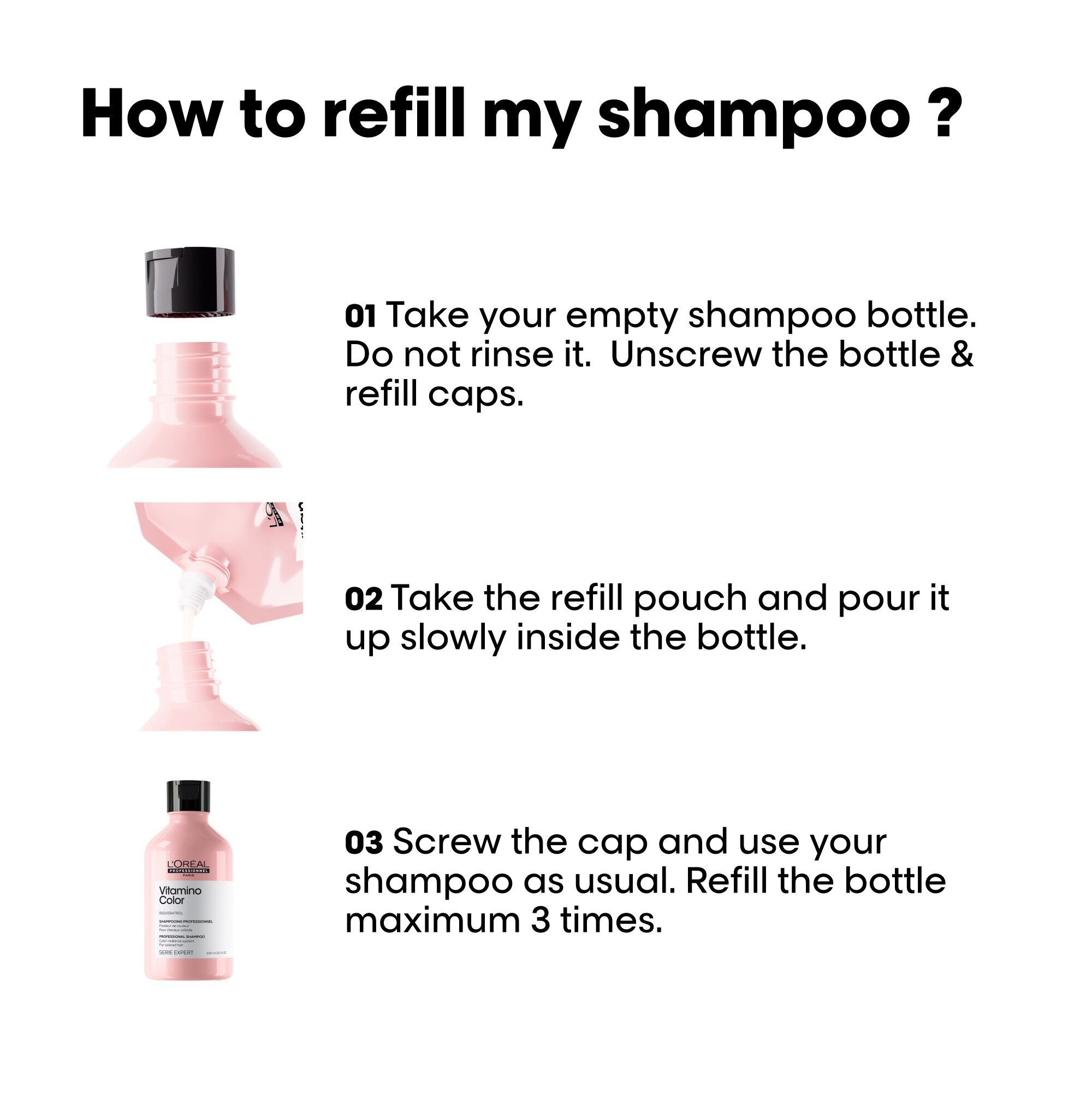 Vitamino Color Shampoo Refill