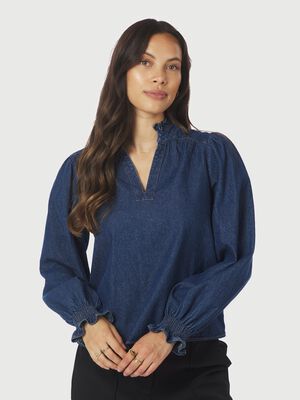 Emmeline Denim Blouse