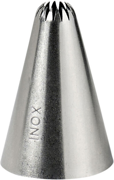 Kruset tylle 12 mm st&aring;l Blomst