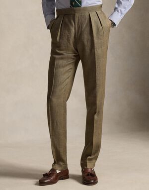 Glen Plaid Twill Suit Trouser