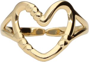 Ring heart open