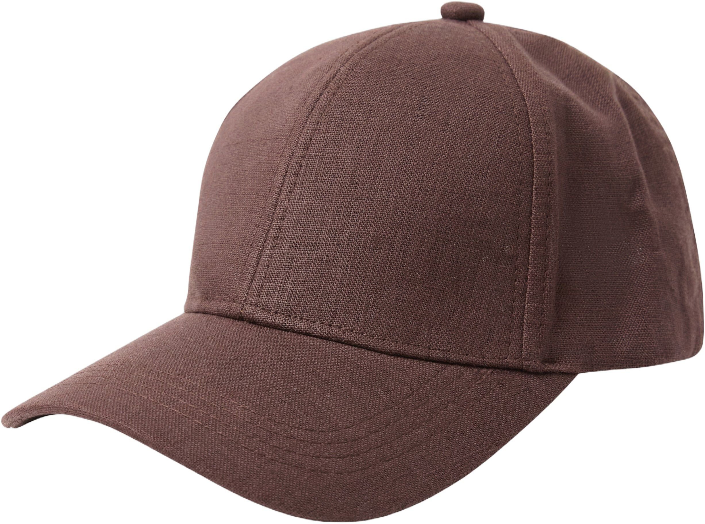 Klassisk kasket i h&oslash;r med rund skyg