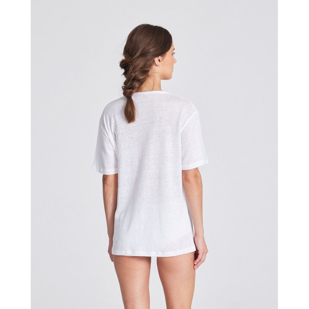 Nynne S/S Linen Tee shirt