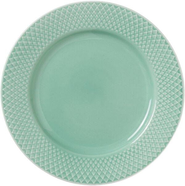Rhombe Color Frokosttallerken Ø21 cm aqua