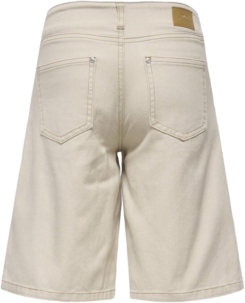 Kogpoppy Long Pleated Twill Shorts Pnt