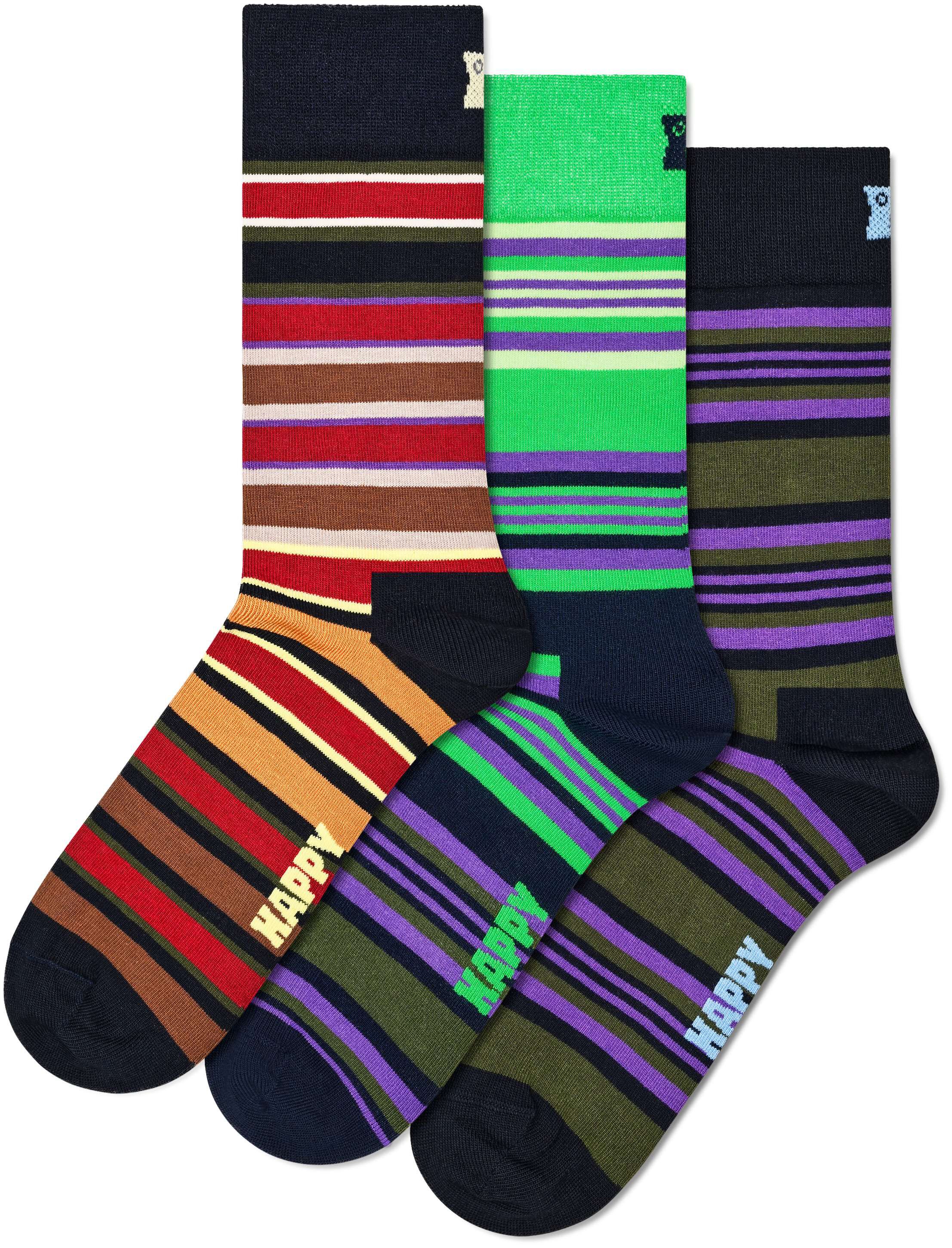 3-Pack Stripe Socks