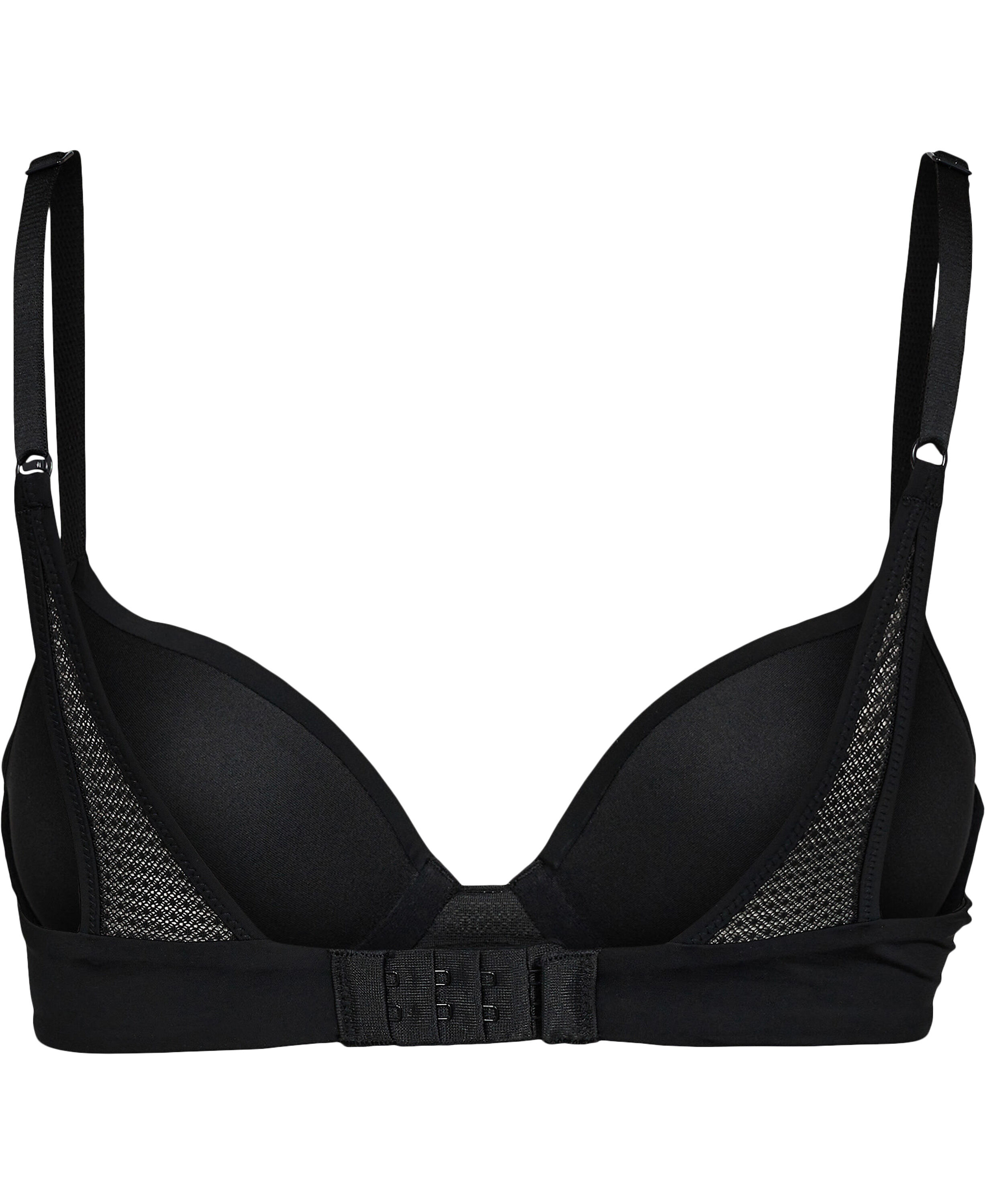 Lightly lined demi-plunge bra