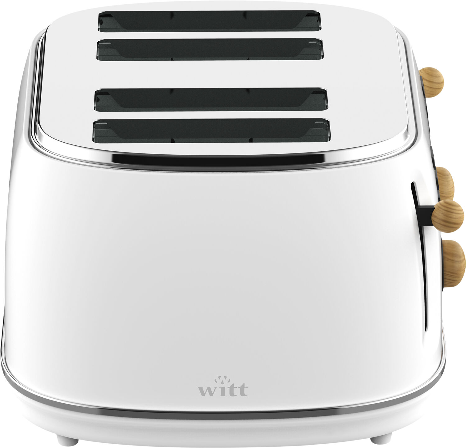 WITT PREMIUM 4-SLICE TOASTER WOOD WHITE