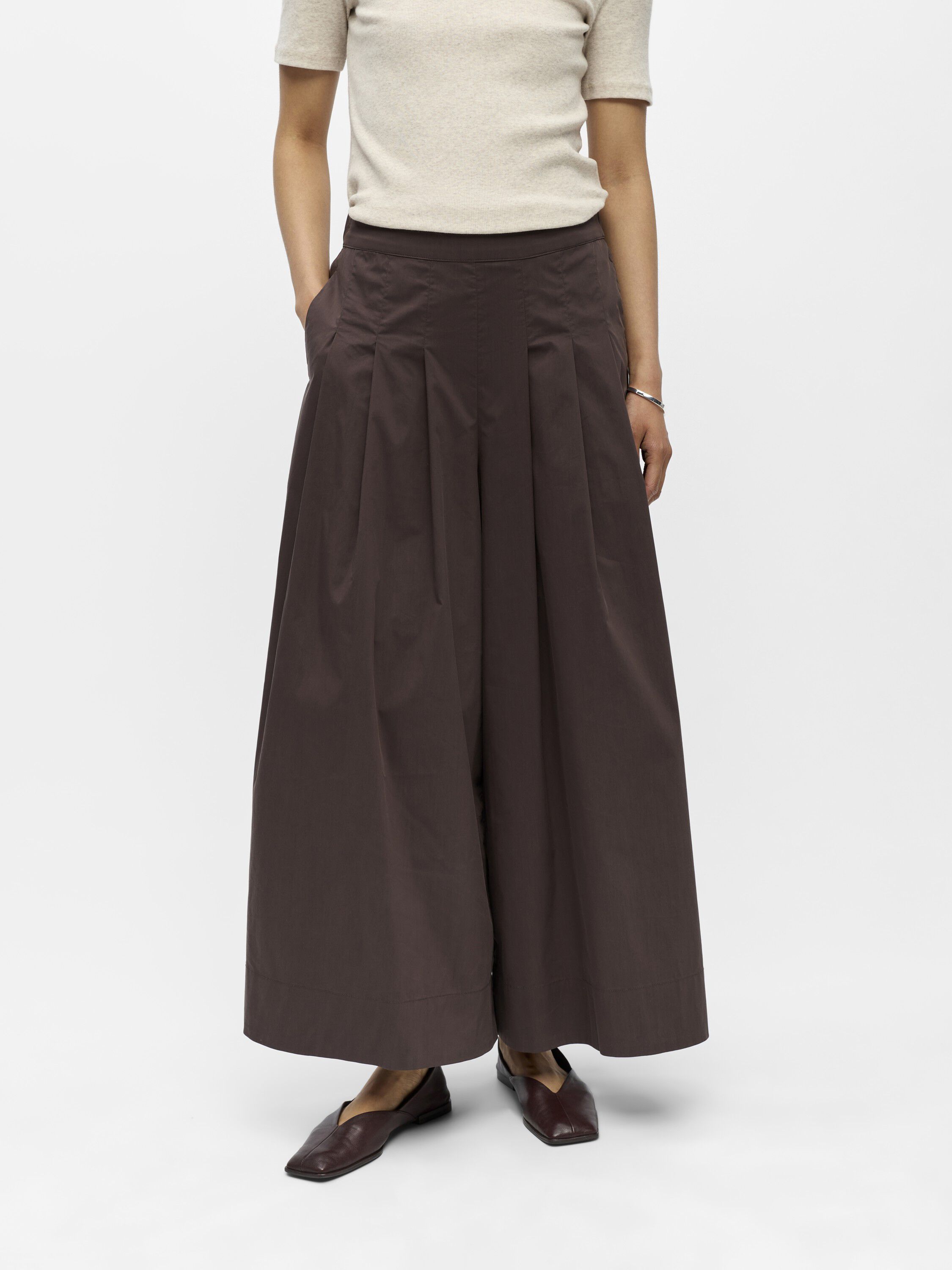 Objpaige Hw Plisse Culotte bukse 145