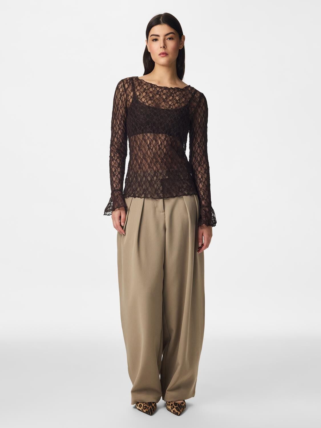 Pcflaise Ls Lace Top Jrs D2D