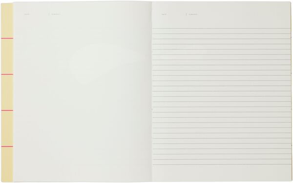 UMA Flat Lay Notebook - Large, Yellow check