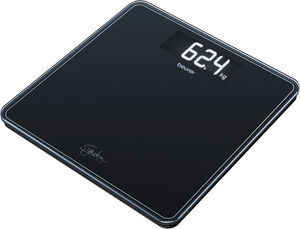 Svart badevekt i glass GS 400