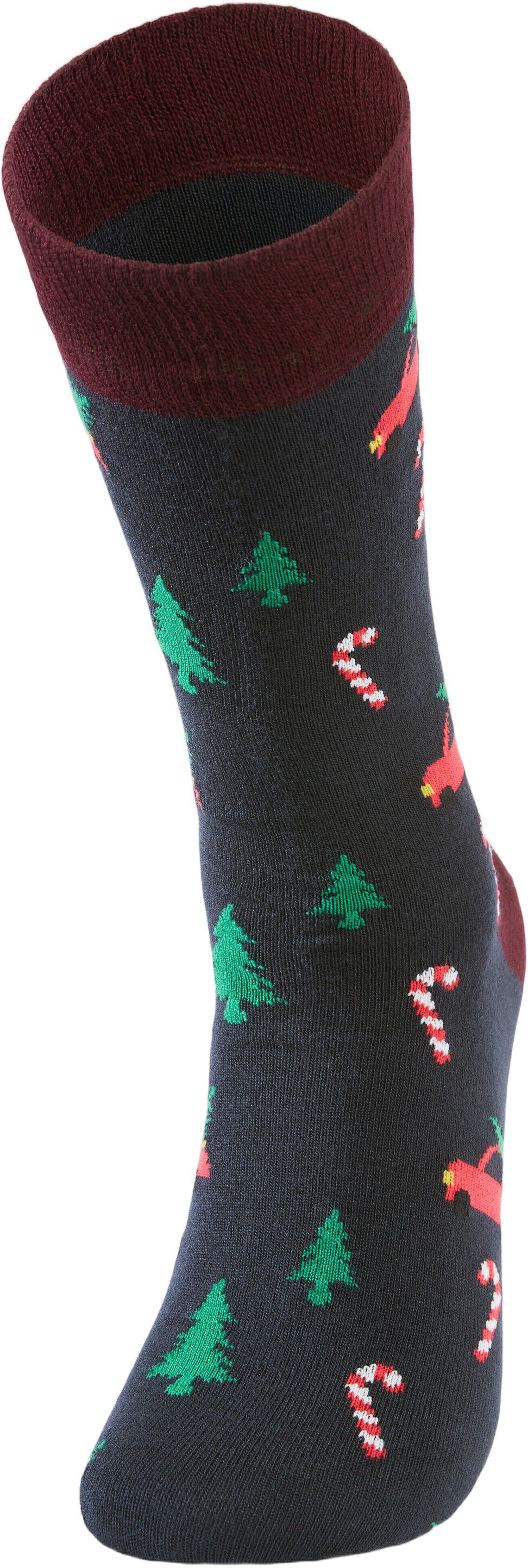 Christmas bamboo sock