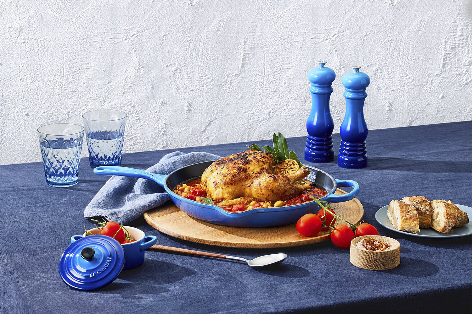 Salt & peber s&aelig;t 11cm Azure Blue